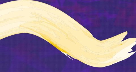 Abstract spaghetti strand with vibrant purple background