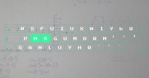 Data Processing Overlaying Mathematical Formulae on Digital Screen - Download Free Stock Images Pikwizard.com