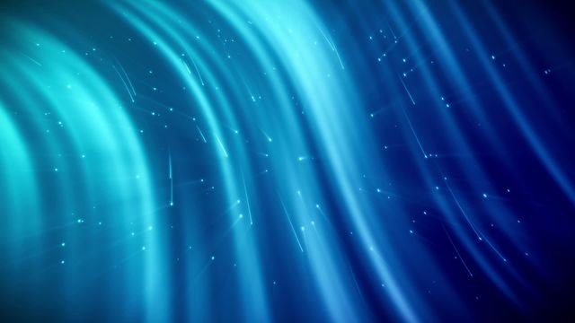 This abstract blue flow with sparkling lights makes an excellent background for technology-related designs, digital presentations, or vibrant wallpaper. Use it to enhance websites, video intros, or digital advertisements with a futuristic and energetic feel.