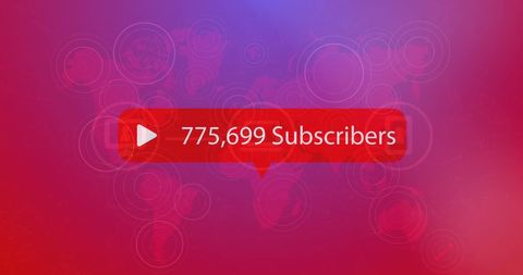 Global Social Media Platform Reaching 775,699 Subscribers - Download Free Stock Images Pikwizard.com