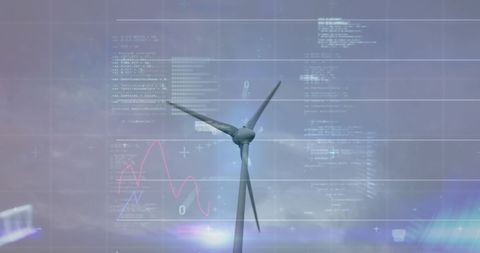 Innovative Renewable Energy and Data Analytics Fusion - Download Free Stock Images Pikwizard.com