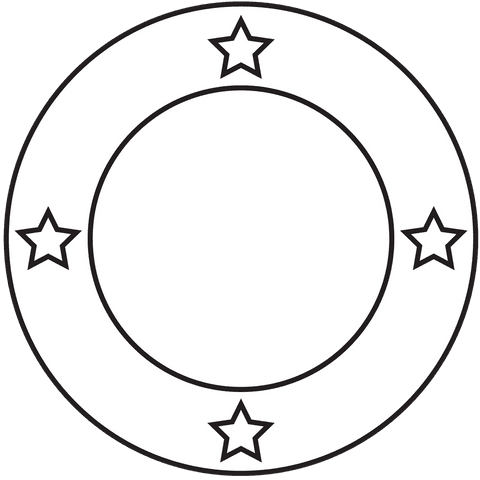 transparent circular frame with stars design - Download Free Stock Videos Pikwizard.com