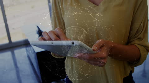 Interactive Digital Navigation with Tablet and Data Network