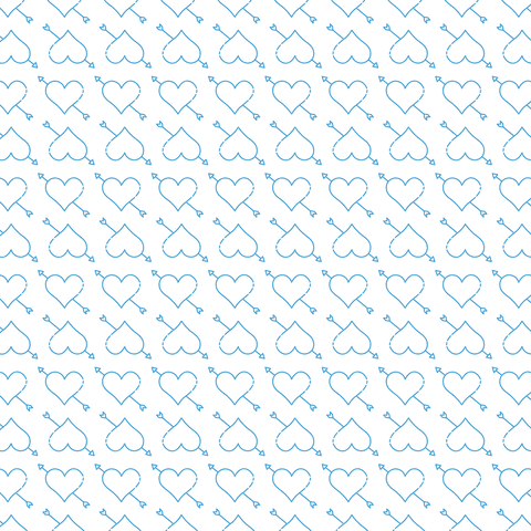 Blue Heart and Arrow Pattern on Transparent Background - Download Free Stock Videos Pikwizard.com