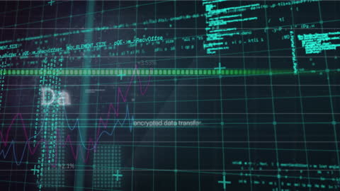 Dynamic Animation of Encrypted Data Processing Over Digital Grid