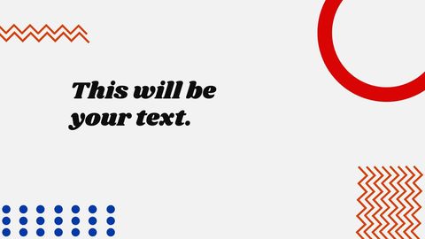 Bold Geometric Template with Dynamic Shapes and Text Space - Download Free Stock Templates Pikwizard.com