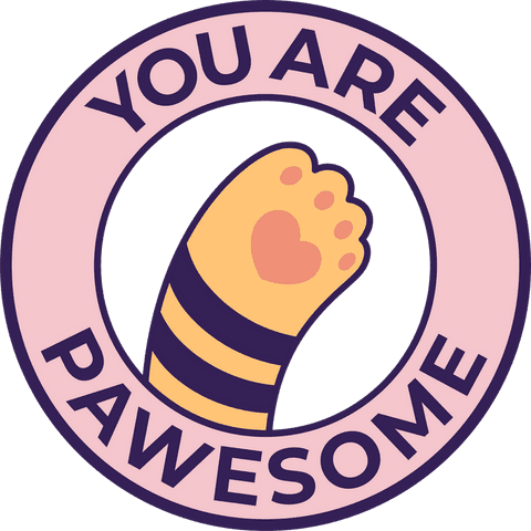 Colorful Motivational Badge with Heart-Shaped Paw Print Design on Transparent Background - Download Free Stock Videos Pikwizard.com