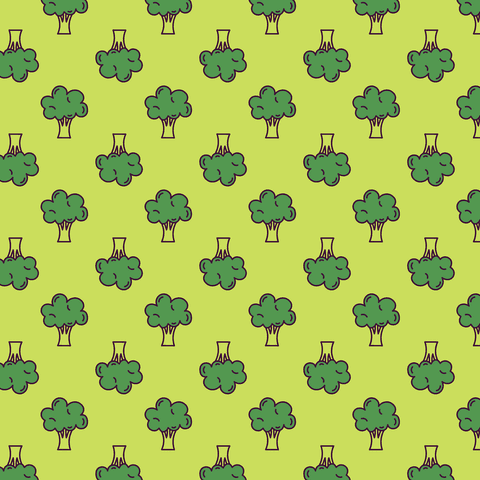 Transparent Green Broccoli Pattern on Lime Background - Download Free Stock Videos Pikwizard.com
