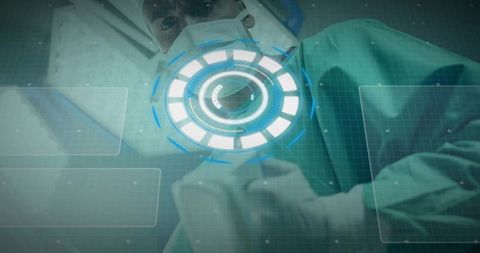 Surgeon Operates with Futuristic Holographic Interface in OR