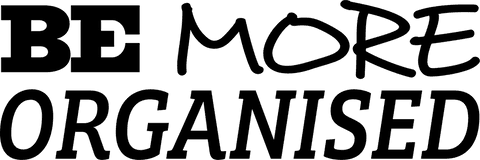 Motivational quote be more organised transparent png