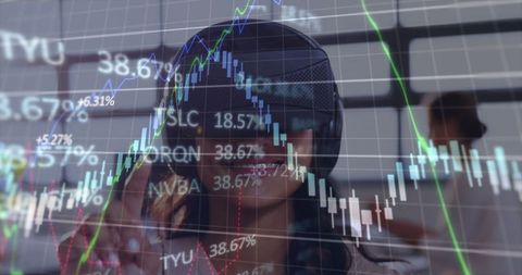 Virtual Reality and Financial Data Integration - Download Free Stock Images Pikwizard.com