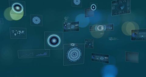 Futuristic Holographic Data Interfaces in Sci-Fi Design - Download Free Stock Images Pikwizard.com