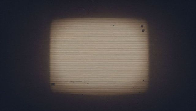 Glowing Rectangle with Atmospheric Beige Illumination