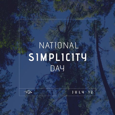 National Simplicity Day Celebrated Among Majestic Forest Trees - Download Free Stock Templates Pikwizard.com