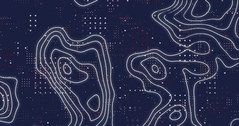 Futuristic Topography and Circuitry on Dark Background - Download Free Stock Images Pikwizard.com