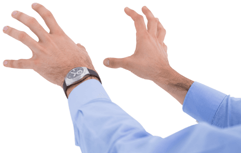 transparent hands ready to hold object isolated on white - Download Free Stock Videos Pikwizard.com