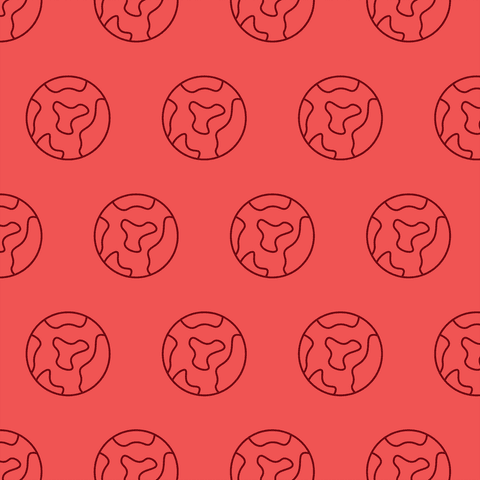 transparent background with repeated line art globes on red - Download Free Stock Videos Pikwizard.com