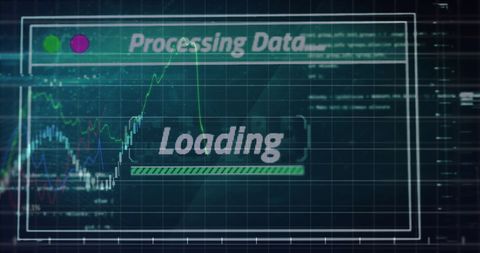 Dynamic Financial Data Processing Animation with Loading Screen - Download Free Stock Images Pikwizard.com