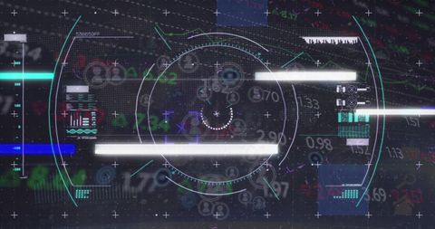 futuristic digital finance and data processing interface - Download Free Stock Images Pikwizard.com