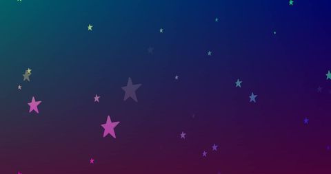 Colorful Rainbow Stars in Dreamy Blue Sky - Download Free Stock Images Pikwizard.com