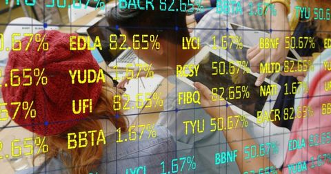 Collaborating Professionals Analyzing Financial Data with Technology