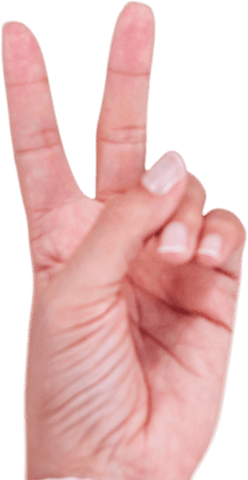 transparent peace sign hand gesture on white background - Download Free Stock Videos Pikwizard.com