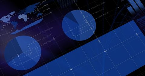 Futuristic Digital Dashboard with Bioinformatics Data Projections - Download Free Stock Images Pikwizard.com