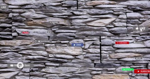 Social Media Icons on Textured Stone Backdrop - Download Free Stock Images Pikwizard.com