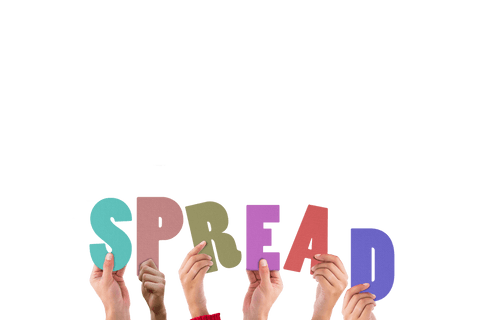 hands holding multicolored spread lettering on transparent background - Download Free Stock Videos Pikwizard.com