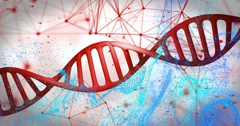 Abstract DNA Strand Concept with Molecular Structure - Download Free Stock Images Pikwizard.com