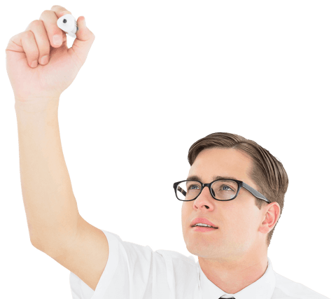 transparent background businessman writing with marker - Download Free Stock Videos Pikwizard.com