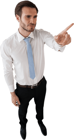 Confident Businessman Using Transparent Interface for Technology Concept - Download Free Stock Videos Pikwizard.com