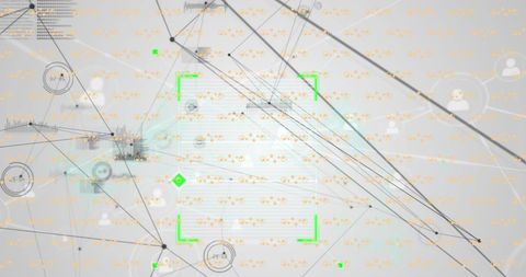 Abstract Digital Network with Futuristic Data Connections - Download Free Stock Images Pikwizard.com