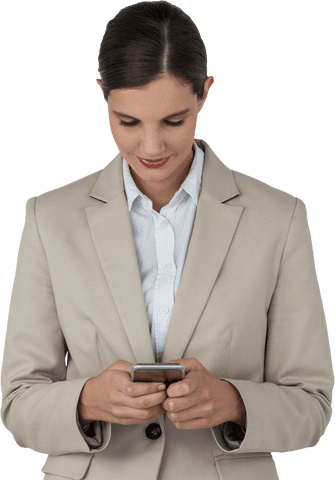 professional businesswoman using transparent smartphone - Download Free Stock Videos Pikwizard.com