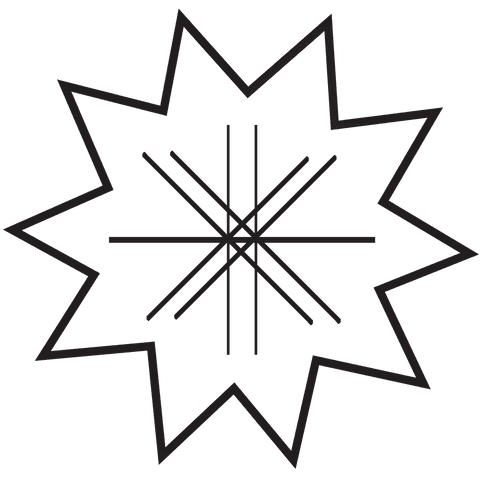 Geometric Star with Intersecting Lines on Transparent Background - Download Free Stock Videos Pikwizard.com