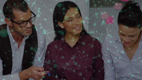 Collaborative Business Team with Networking Overlay