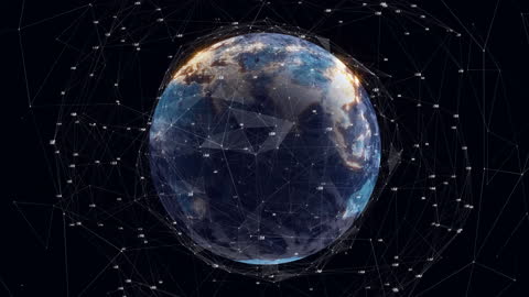 Digital Network Connecting Global Business