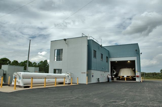 NASA Ares I-1 Solid Rocket Booster Testing Facility at Kennedy Space Center - Download Free Stock Images Pikwizard.com