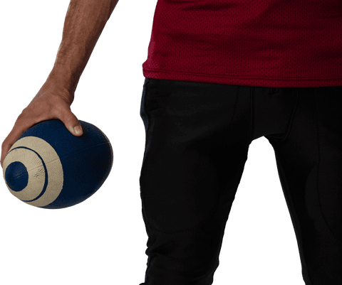 Transparent Background Holding American Football