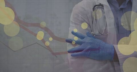 Doctor Analyzing Data with Technology Integration in Healthcare