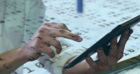 Businesswoman Explores Digital Data on Tablet - Download Free Stock Images Pikwizard.com