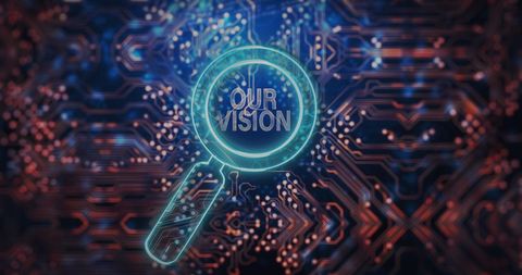 Digital interface with our vision conceptual design