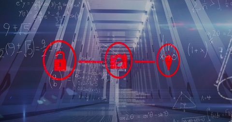 Digital Security and Data Processing in Server Room - Download Free Stock Images Pikwizard.com