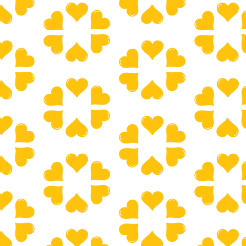 Yellow Heart Pattern on Transparent Background for Design Projects - Download Free Stock Videos Pikwizard.com