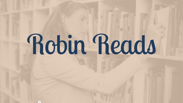Ideal for educational institutions, book clubs, and reading initiatives, this creative image features a text overlay 'Robin Reads', suggesting themes of literature, exploration of knowledge, and the personal touch of curated book selections.