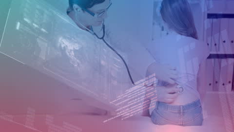 Medical Examination with Digital Data Overlay