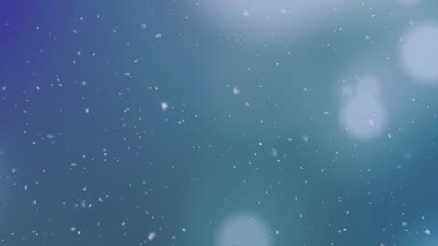 Magical Snowfall in Serene Winter Wonderland