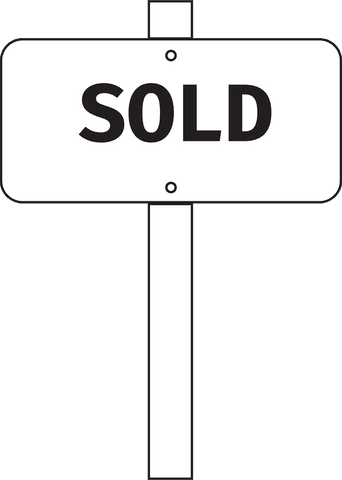 sold sign icon on transparent background for real estate - Download Free Stock Videos Pikwizard.com