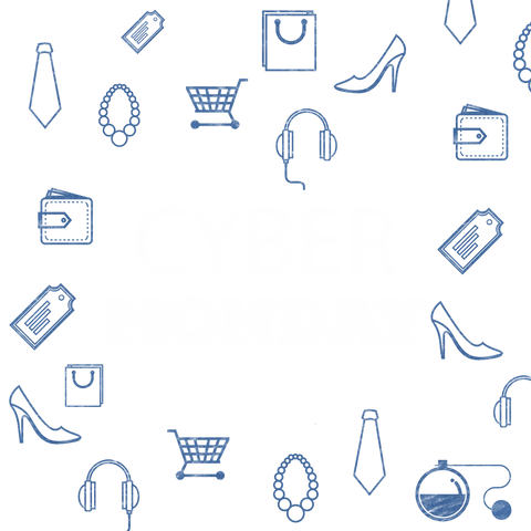 transparent cyber monday vector icons with shopping accessories - Download Free Stock Videos Pikwizard.com
