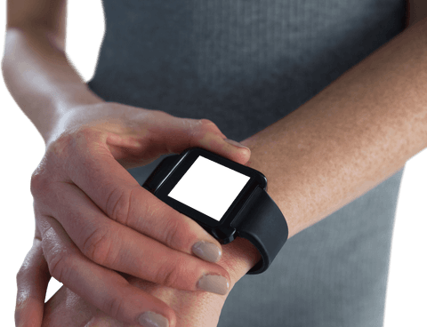 handshake of technology and style: transparent screen smartwatch - Download Free Stock Videos Pikwizard.com